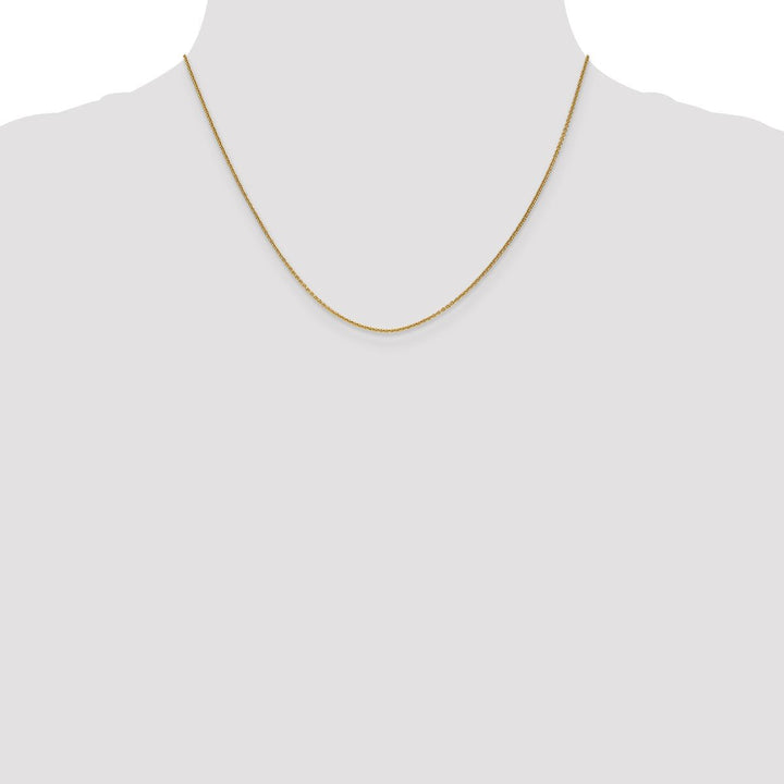 Gold 1.1mm Cable Chain, 18" - Chain - Design Jewellers Edmonton