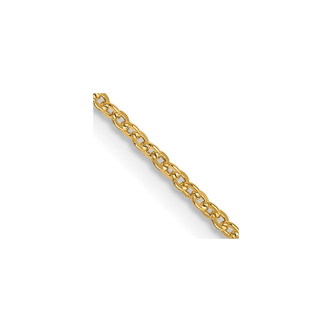 Gold 1.1mm Cable Chain, 20"