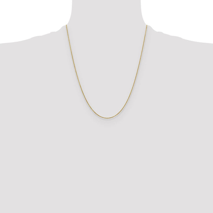 Gold 1.1mm Cable Chain, 22" - Chain - Design Jewellers Edmonton