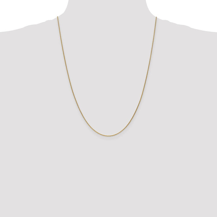 Gold 1.1mm Cable Chain, 24" - Chain - Design Jewellers Edmonton