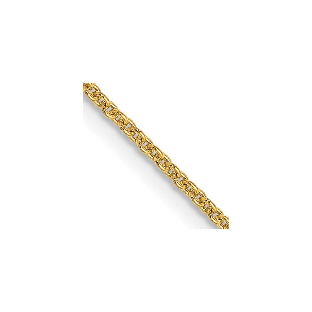 Gold 1.1mm Cable Chain, 24"