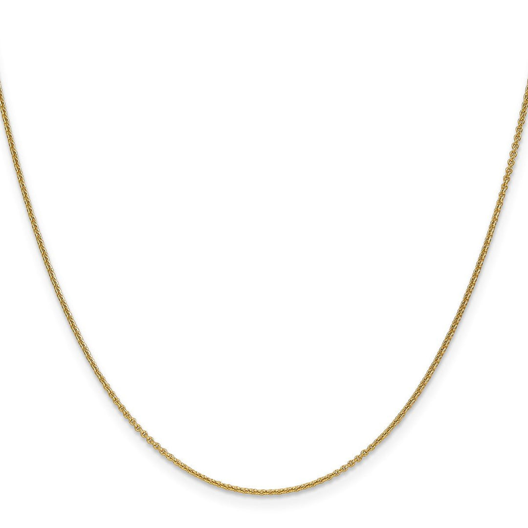 Gold 1.1mm Cable Chain, 24