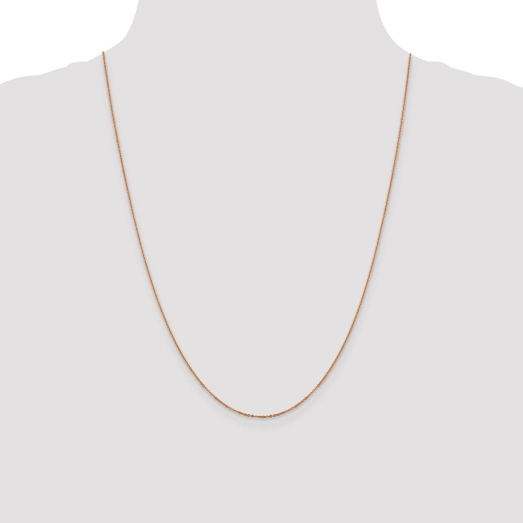 Gold 1.1mm Cable Chain, 24