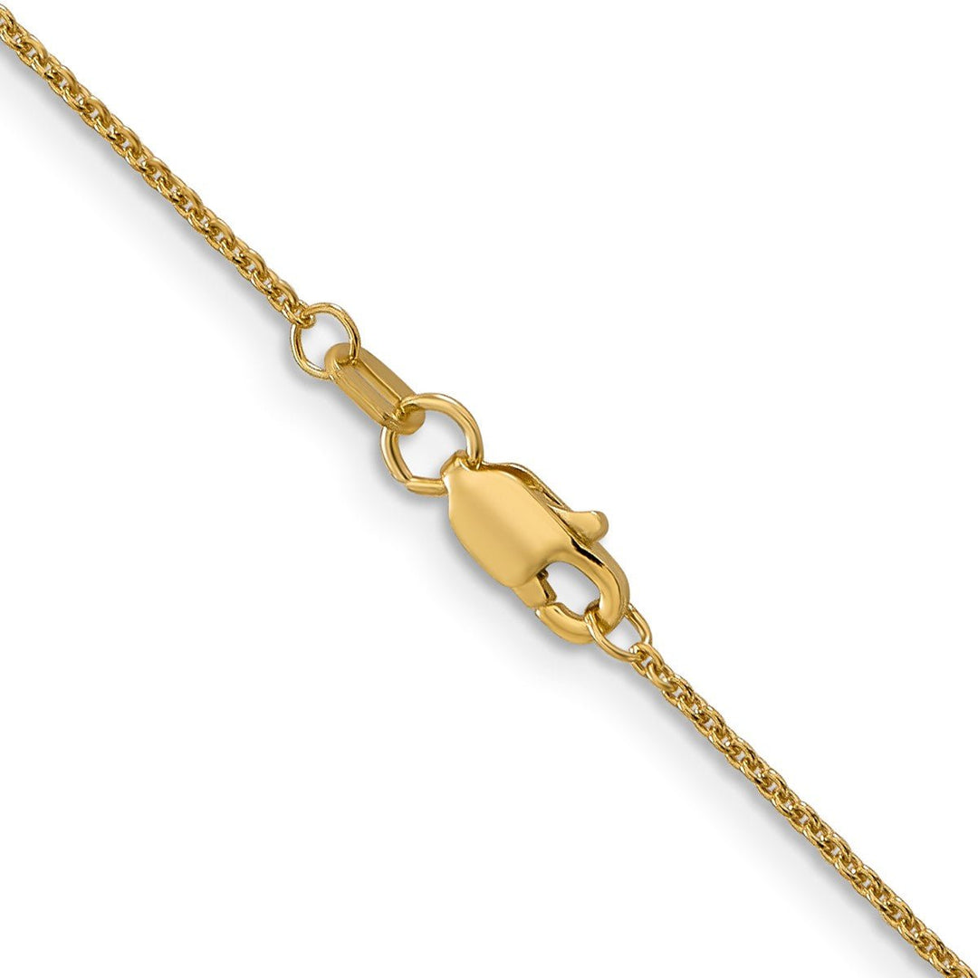 Gold 1.1mm Cable Chain, 24