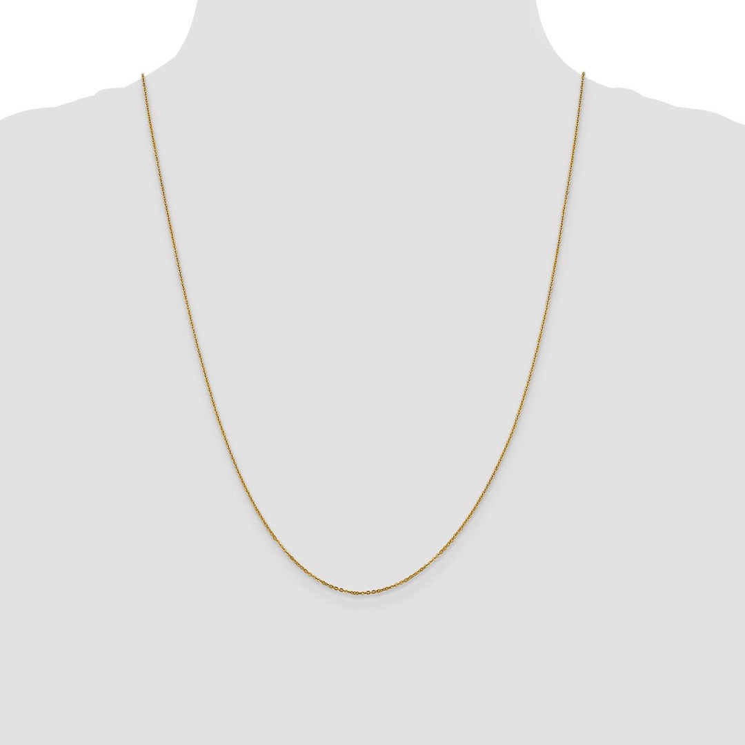 Gold 1.1mm Cable Chain, 24