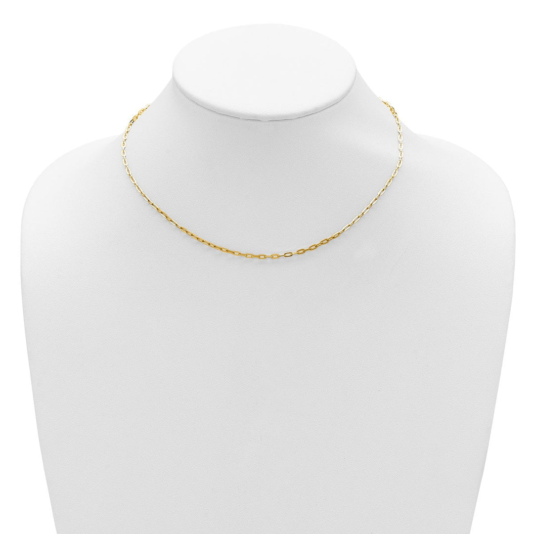 Gold 1.1mm Franco Chain, 16