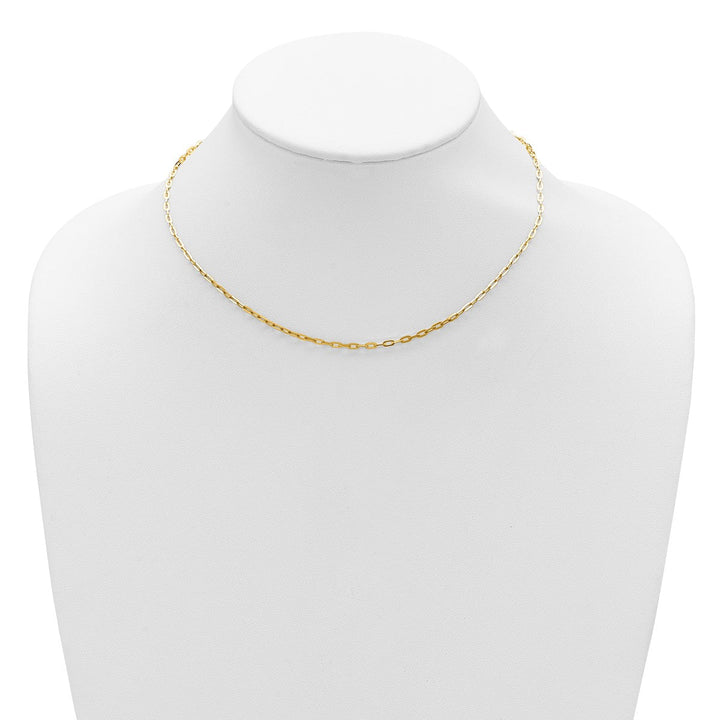 Gold 1.1mm Franco Chain, 16" - Chain - Design Jewellers Edmonton