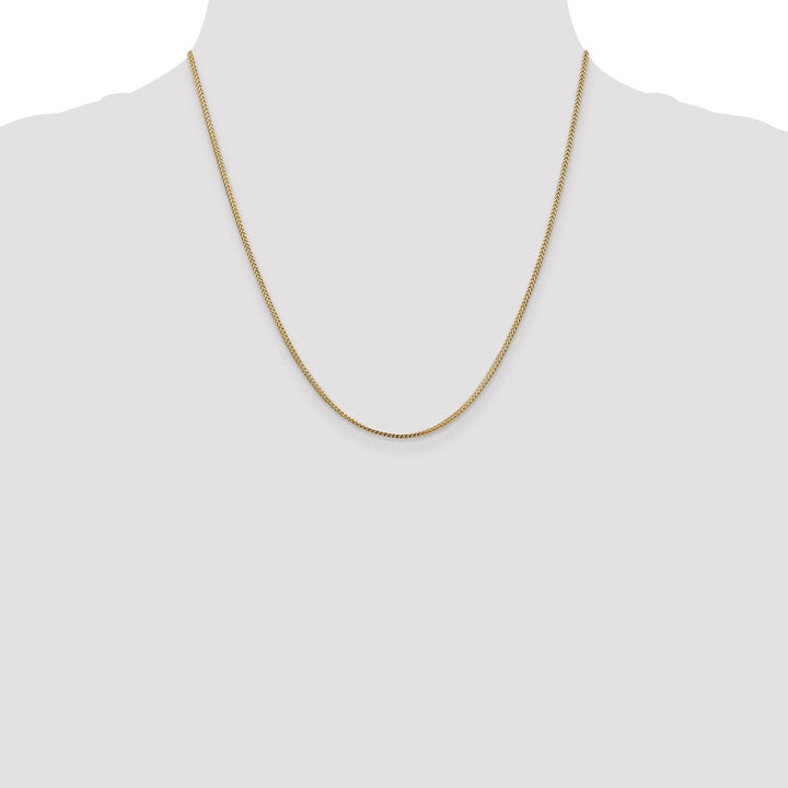 Gold 1.1mm Franco Chain, 20" - Chain - Design Jewellers Edmonton