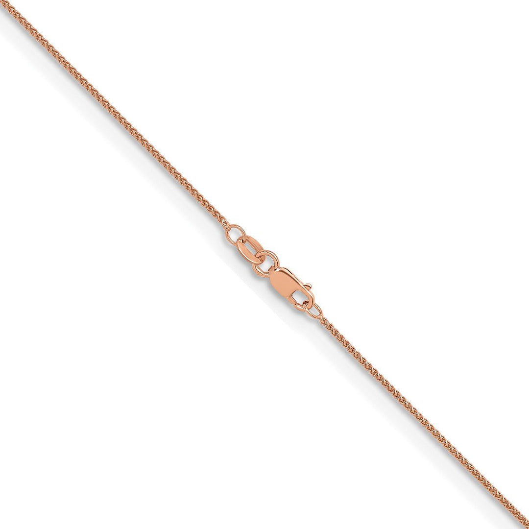 Gold 1.1mm Spiga (Wheat) Chain, 16