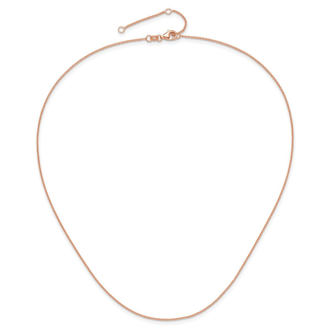 Gold 1.25mm Cable Chain, 16