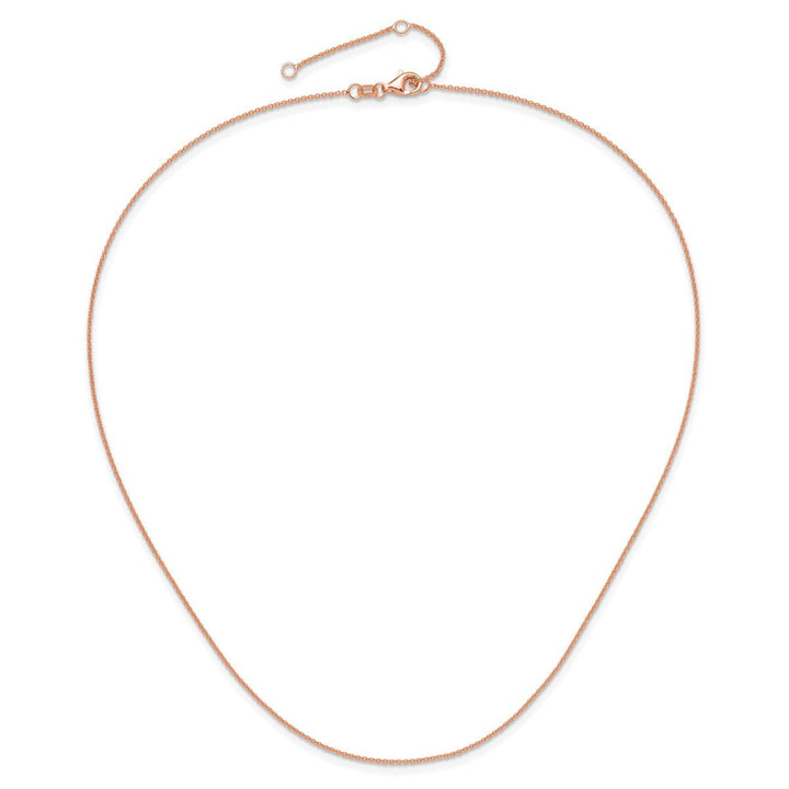 Gold 1.25mm Cable Chain, 16" - Chain - Design Jewellers Edmonton