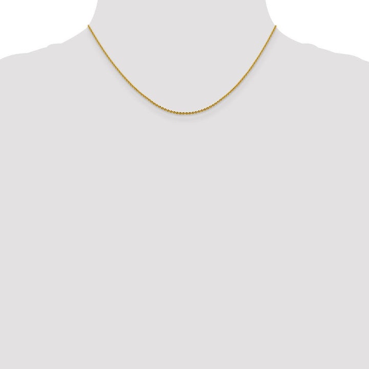 Gold 1.25mm Cable Chain, 16" - Chain - Design Jewellers Edmonton