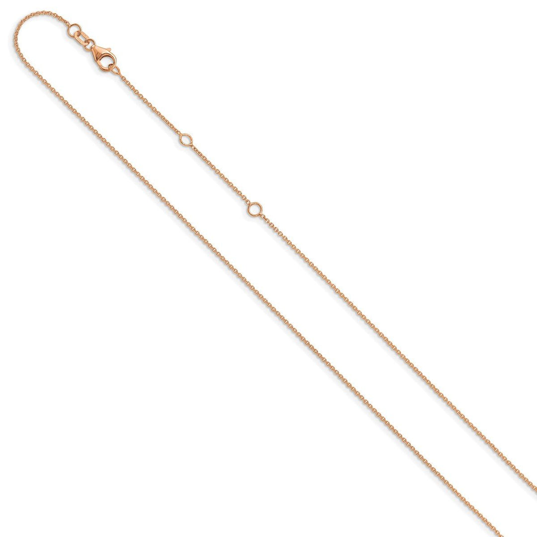 Gold 1.25mm Cable Chain, 16