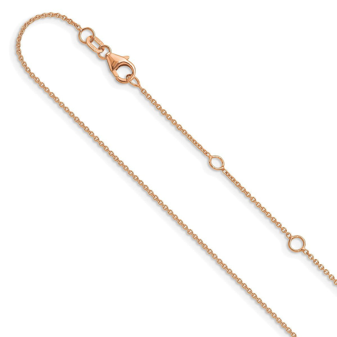 Gold 1.25mm Cable Chain, 16"