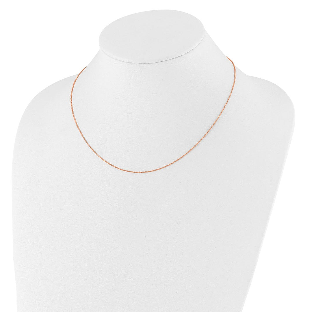 Gold 1.25mm Cable Chain, 16