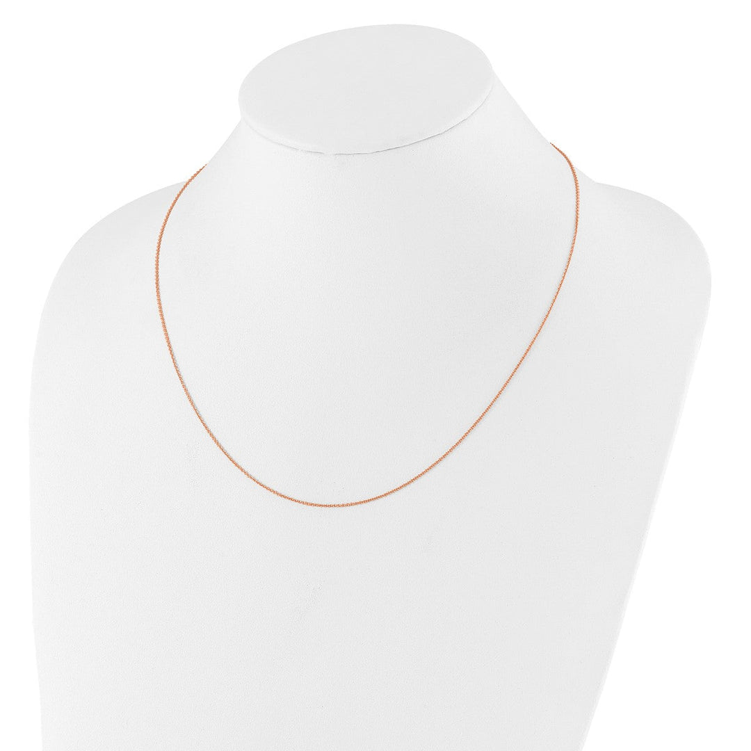 Gold 1.25mm Cable Chain, 16