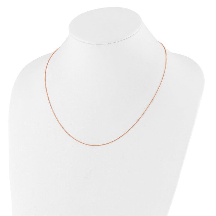 Gold 1.25mm Cable Chain, 16" - Chain - Design Jewellers Edmonton