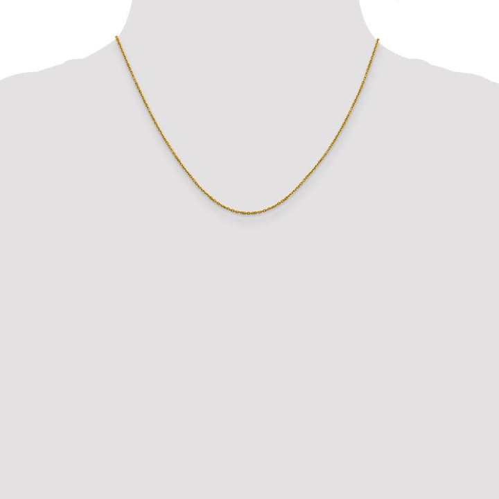 Gold 1.25mm Cable Chain, 18" - Chain - Design Jewellers Edmonton