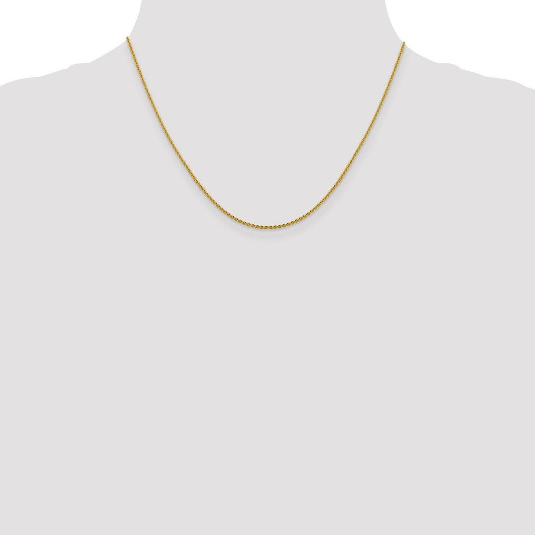 Gold 1.25mm Cable Chain, 18