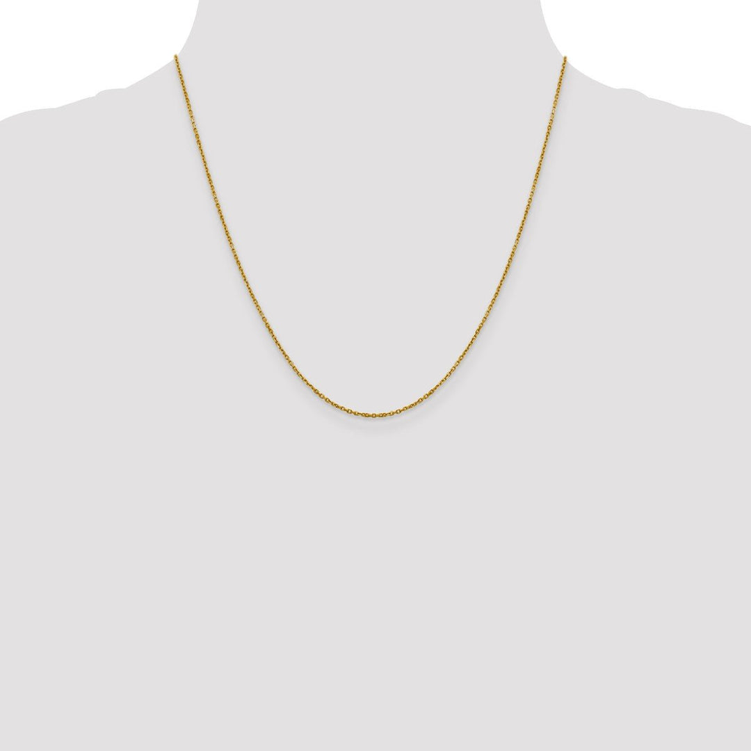 Gold 1.25mm Cable Chain, 20