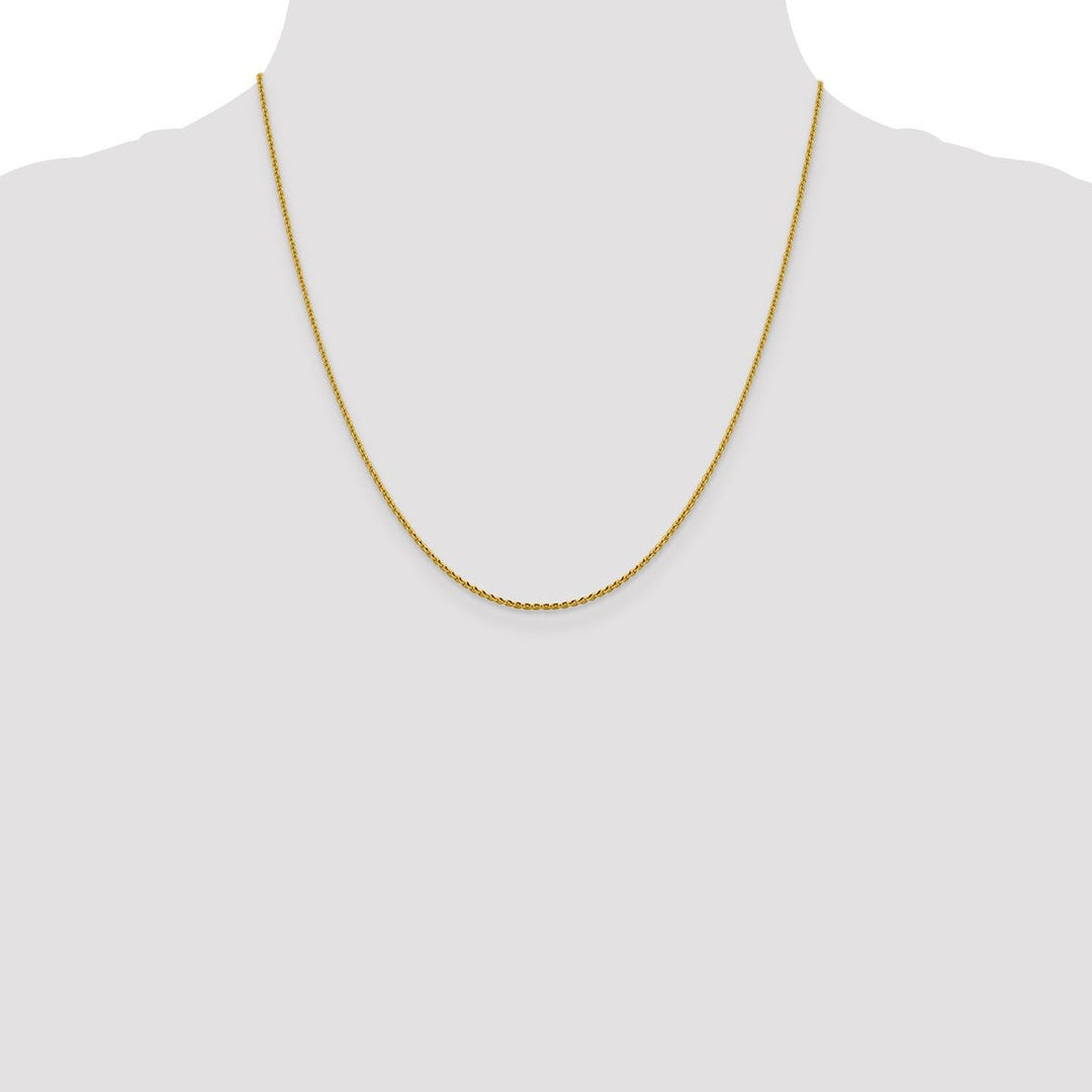 Gold 1.25mm Cable Chain, 20