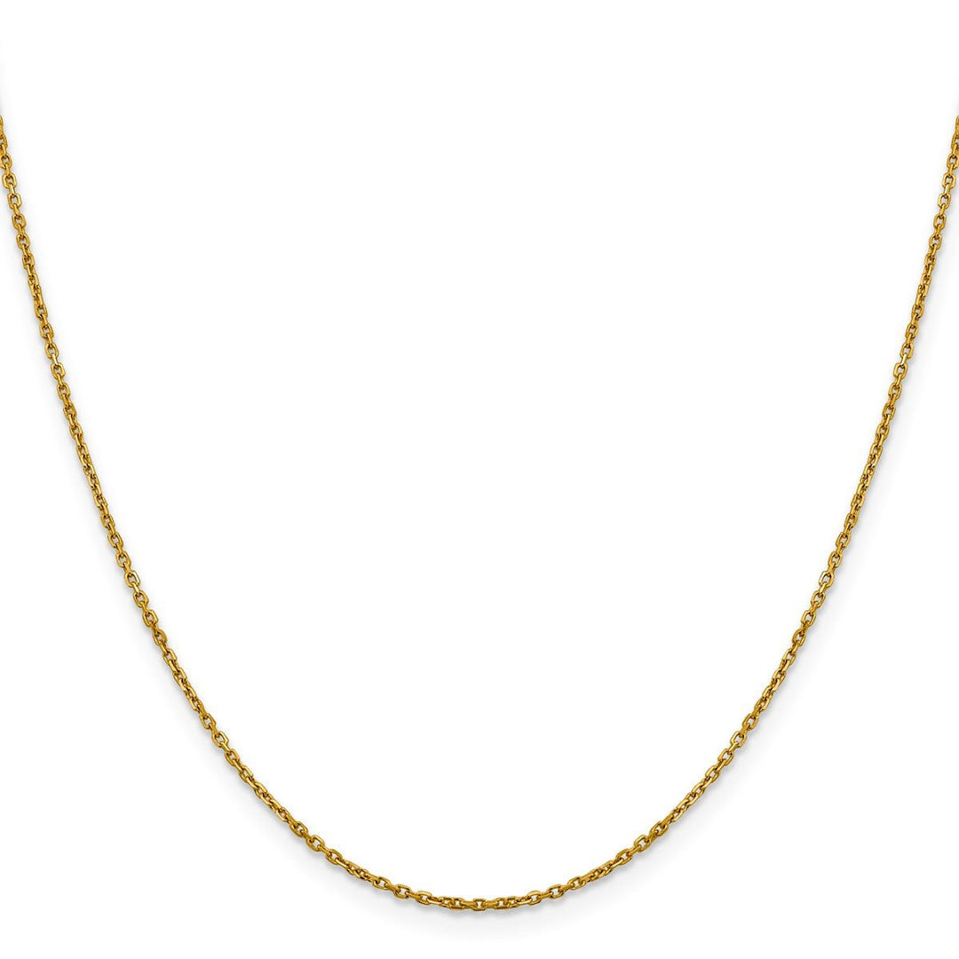 Gold 1.25mm Cable Chain, 20