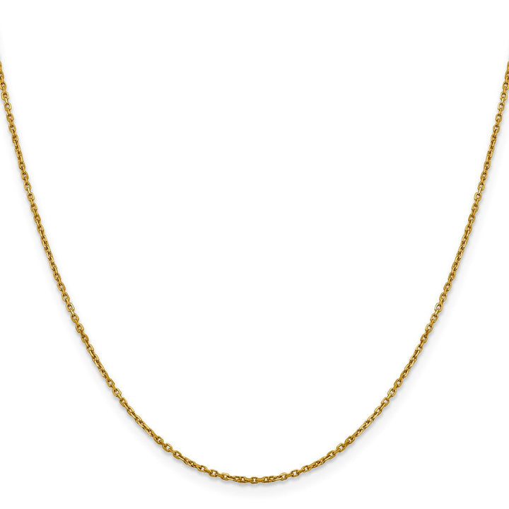 Gold 1.25mm Cable Chain, 20" - Chain - Design Jewellers Edmonton