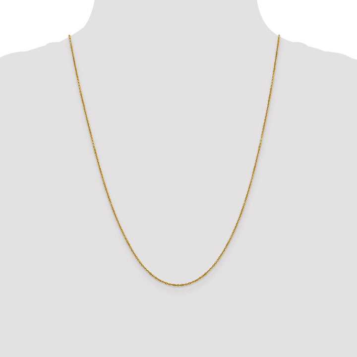 Gold 1.25mm Cable Chain, 24" - Chain - Design Jewellers Edmonton