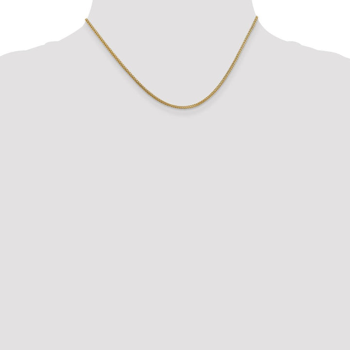 Gold 1.25mm Franco Chain, 16" - Chain - Design Jewellers Edmonton