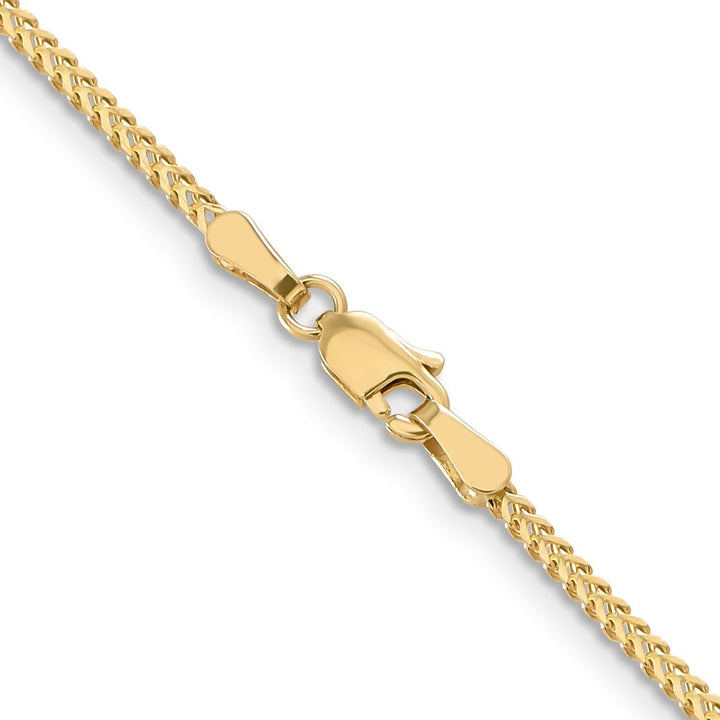 Gold 1.25mm Franco Chain, 16" - Chain - Design Jewellers Edmonton