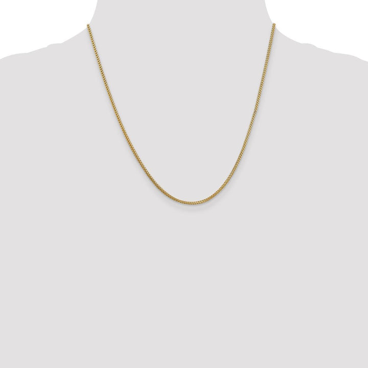 Gold 1.25mm Franco Chain, 20" - Chain - Design Jewellers Edmonton