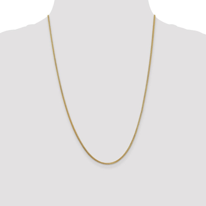 Gold 1.25mm Franco Chain, 24" - Chain - Design Jewellers Edmonton