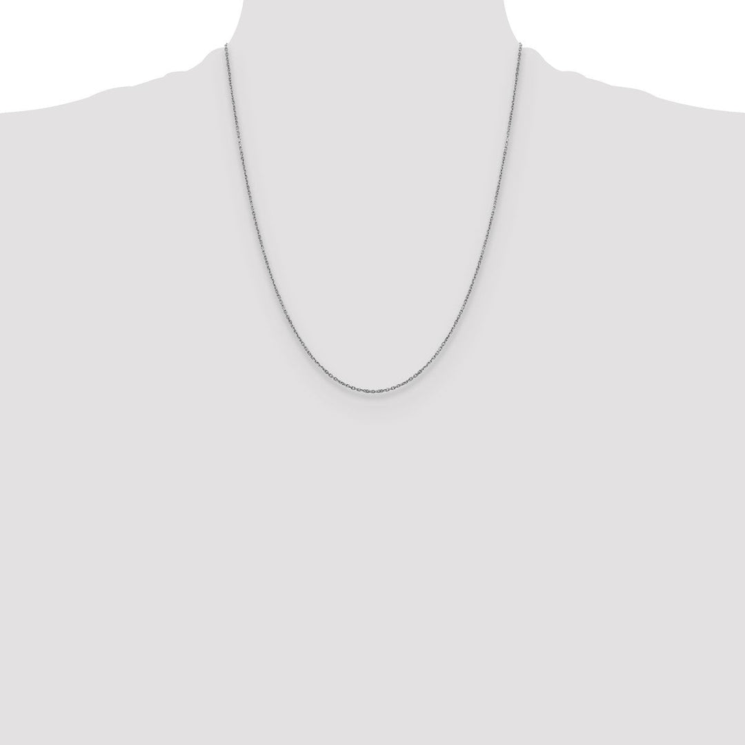 Gold 1.25mm Rolo Chain, 22