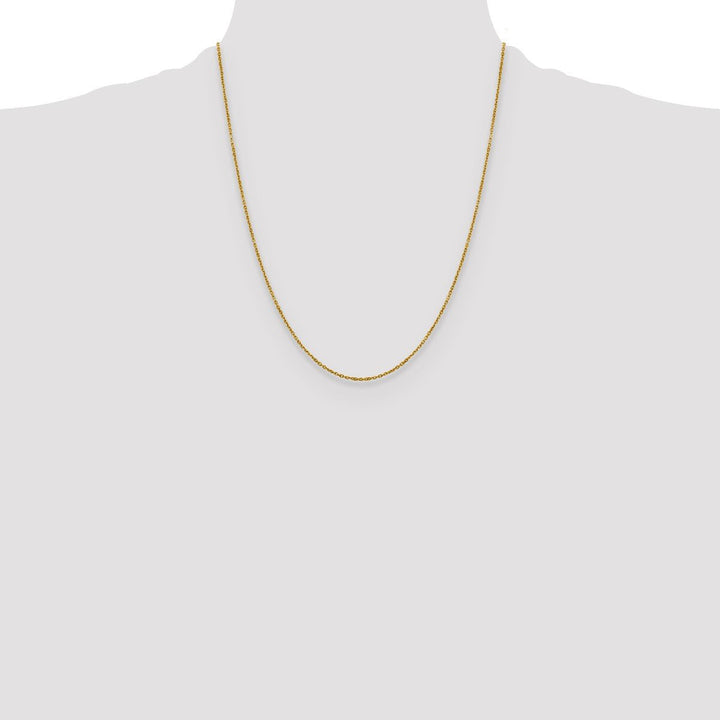 Gold 1.25mm Rolo Chain, 22" - Chain - Design Jewellers Edmonton