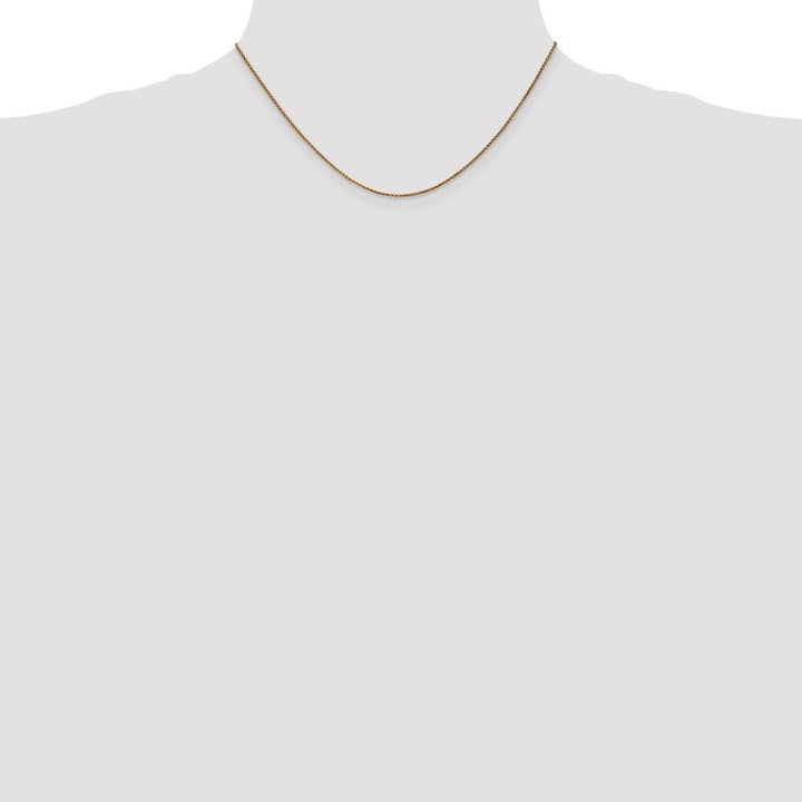 Gold 1.25mm Spiga (Wheat) Chain, 16" - Chain - Design Jewellers Edmonton