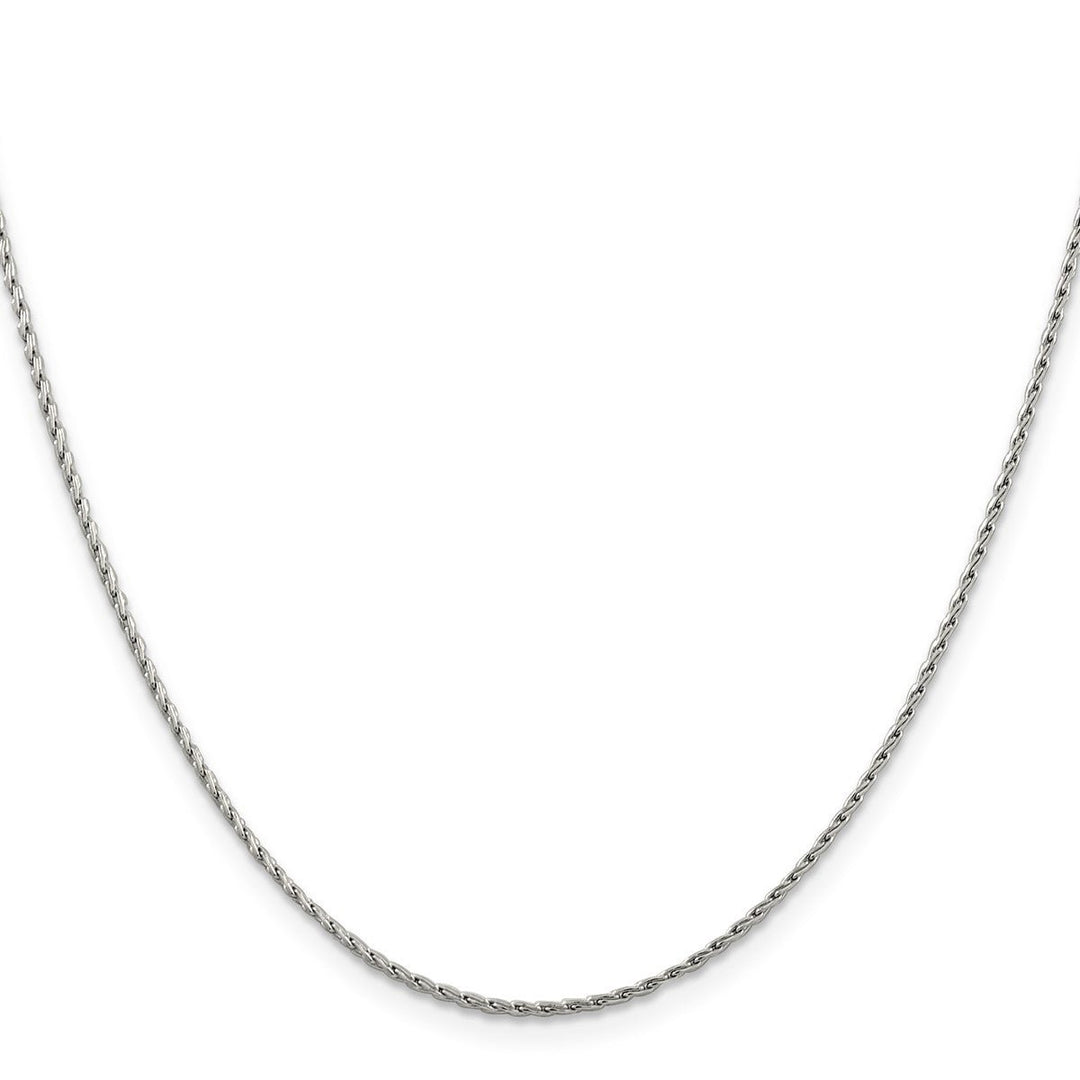 Gold 1.25mm Spiga (Wheat) Chain, 16