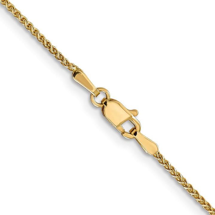 Gold 1.25mm Spiga (Wheat) Chain, 18" - Chain - Design Jewellers Edmonton