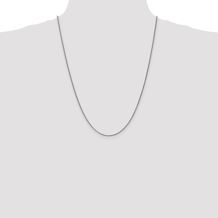 Gold 1.25mm Spiga (Wheat) Chain, 24" - Chain - Design Jewellers Edmonton