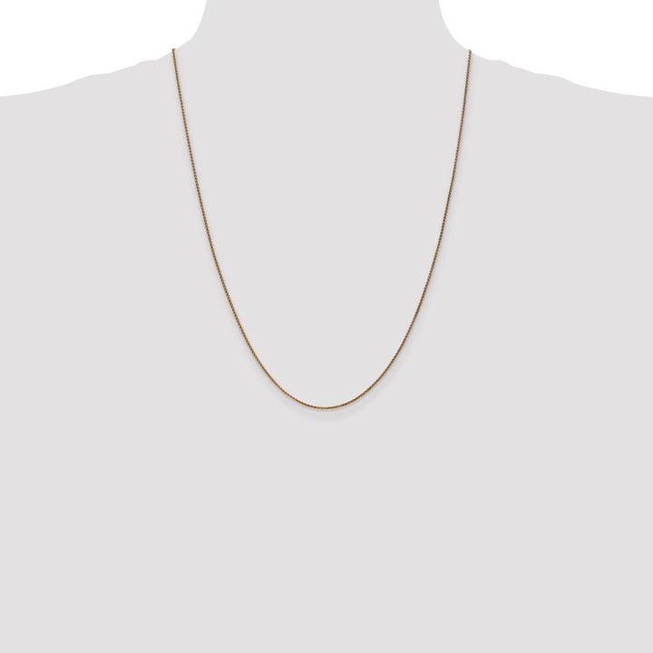 Gold 1.25mm Spiga (Wheat) Chain, 24" - Chain - Design Jewellers Edmonton