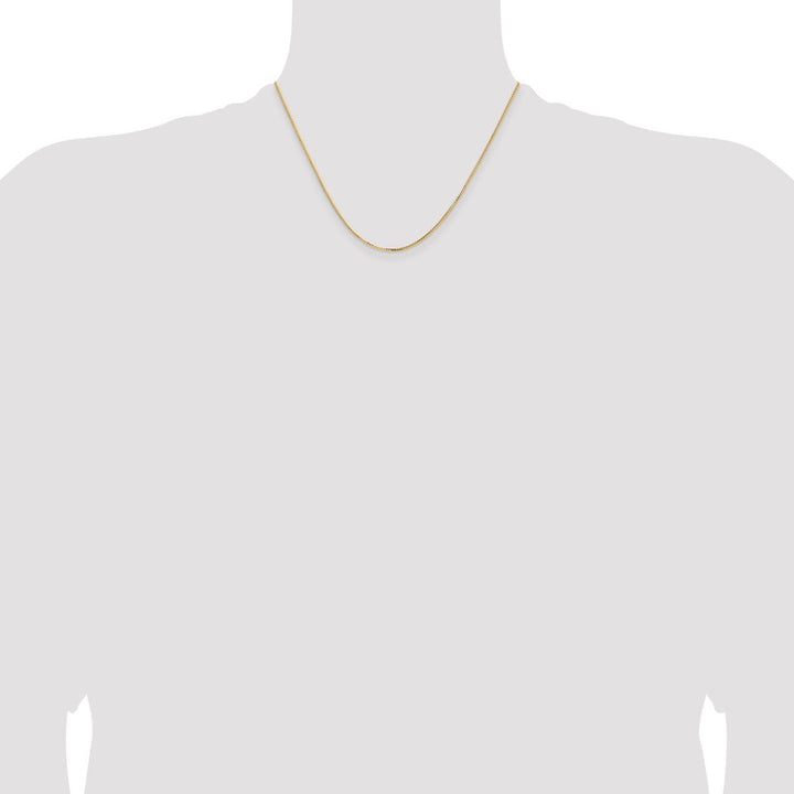 Gold 1.2mm Box Chain, 18" - Chain - Design Jewellers Edmonton