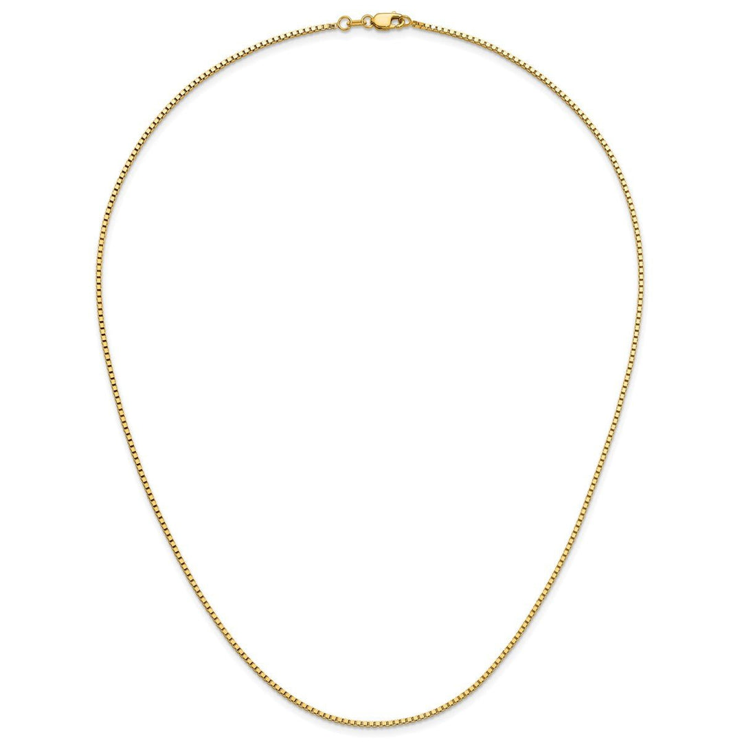 Gold 1.2mm Box Chain, 18