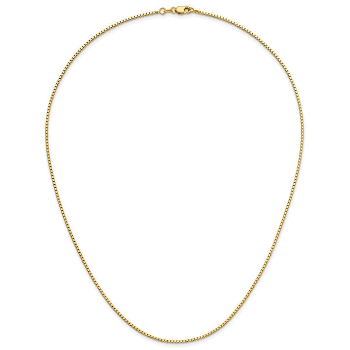 Gold 1.2mm Box Chain, 18" - Chain - Design Jewellers Edmonton