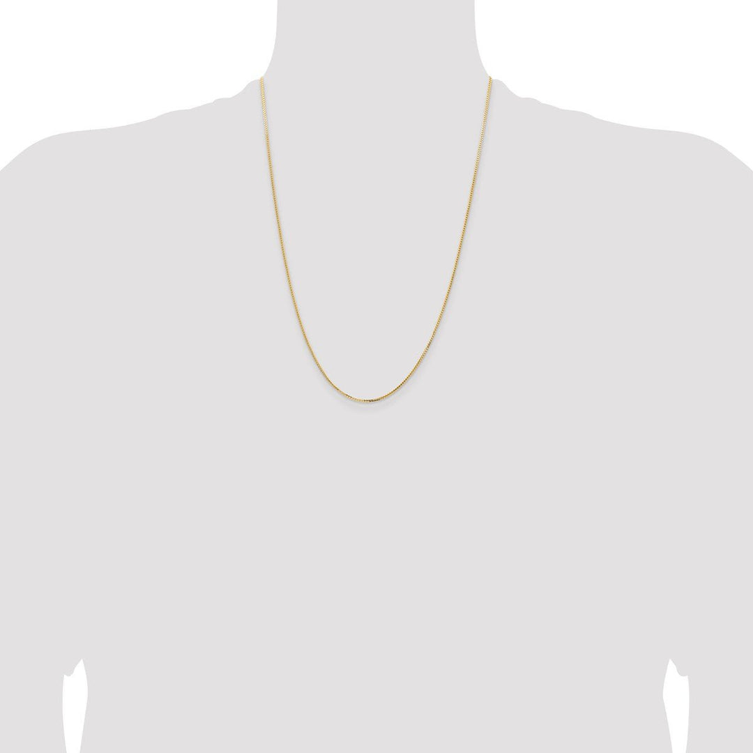 Gold 1.2mm Box Chain, 24