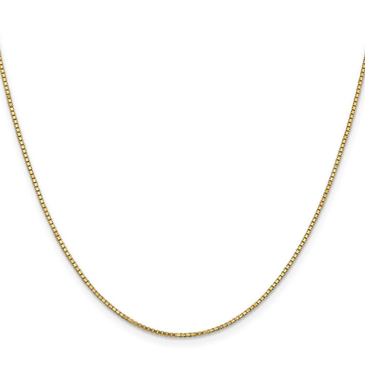 Gold 1.2mm Box Chain, 30" - Chain - Design Jewellers Edmonton