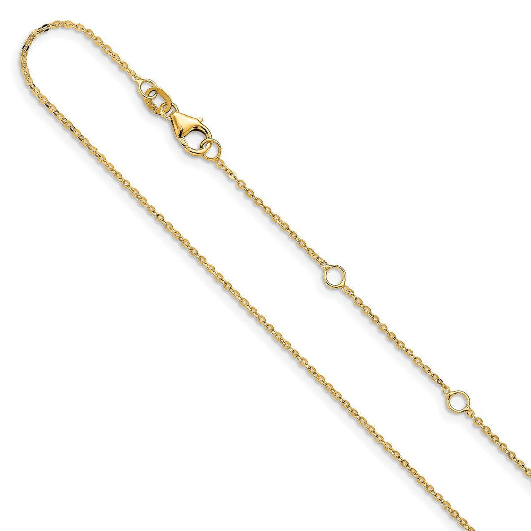 Gold 1.2mm Cable Chain, 16"