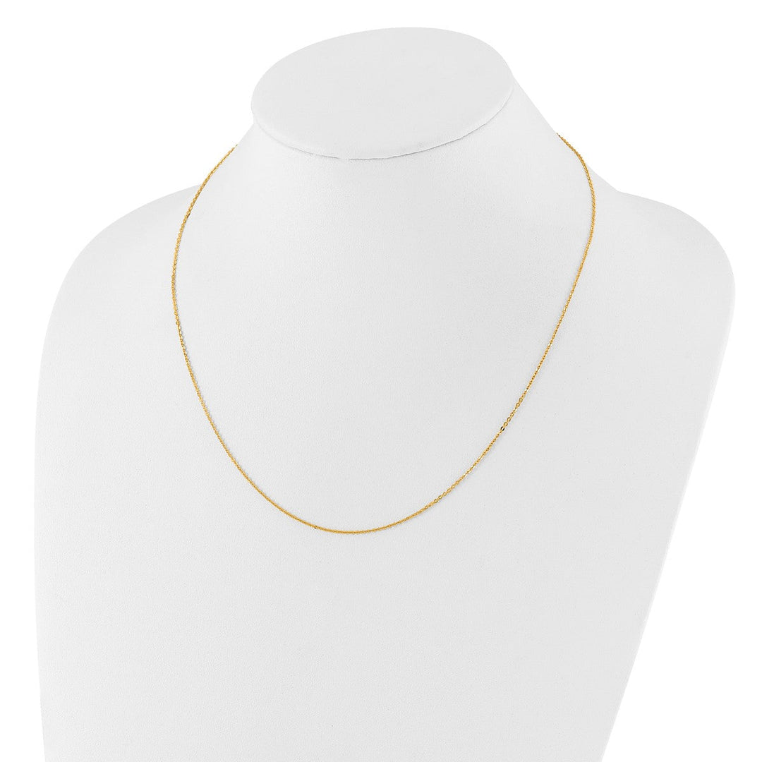 Gold 1.2mm Cable Chain, 16