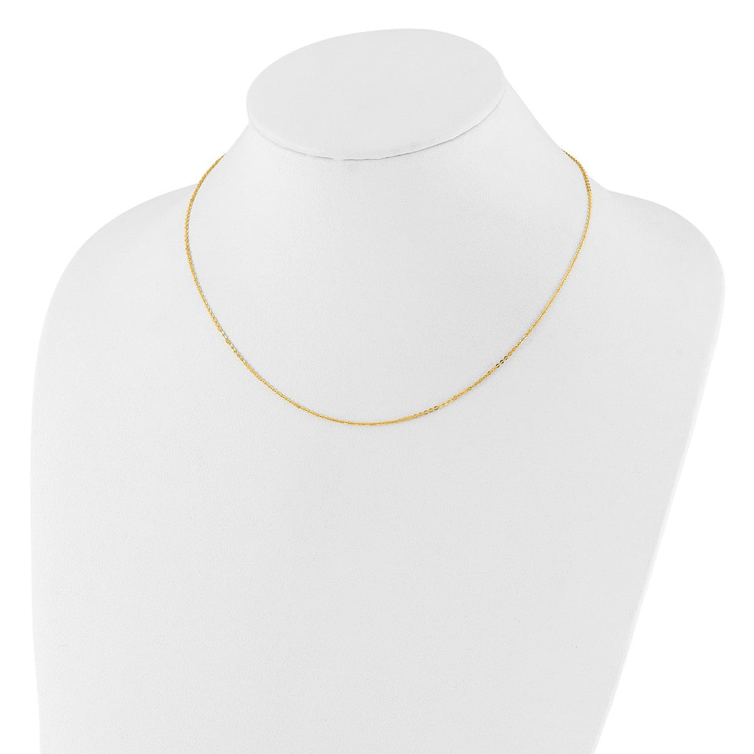Gold 1.2mm Cable Chain, 16