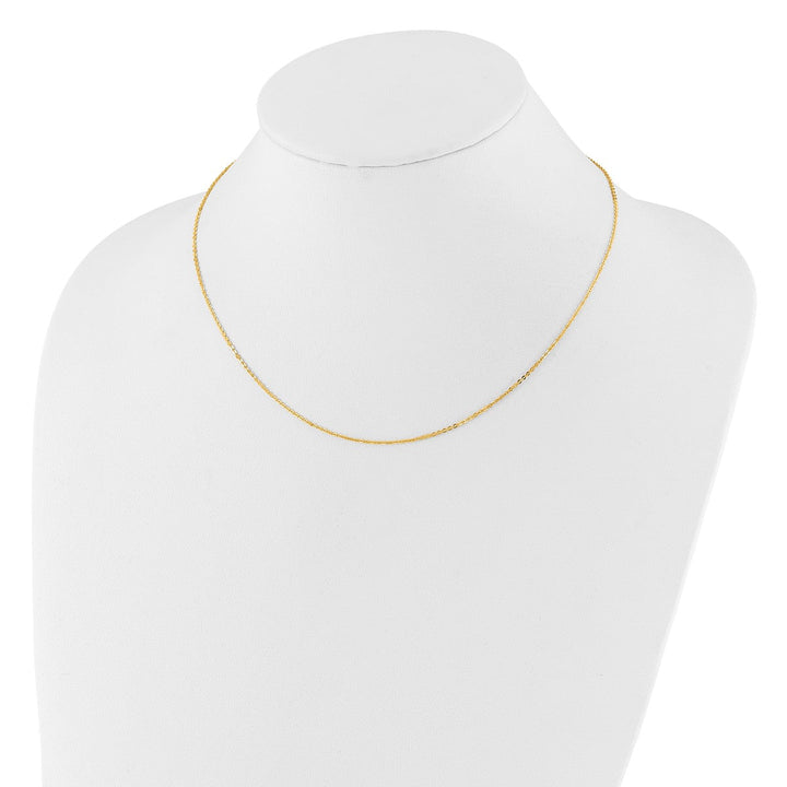 Gold 1.2mm Cable Chain, 16" - Chain - Design Jewellers Edmonton