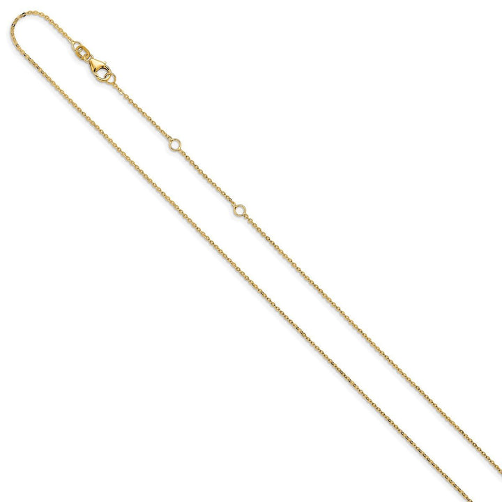 Gold 1.2mm Cable Chain, 16" - Chain - Design Jewellers Edmonton