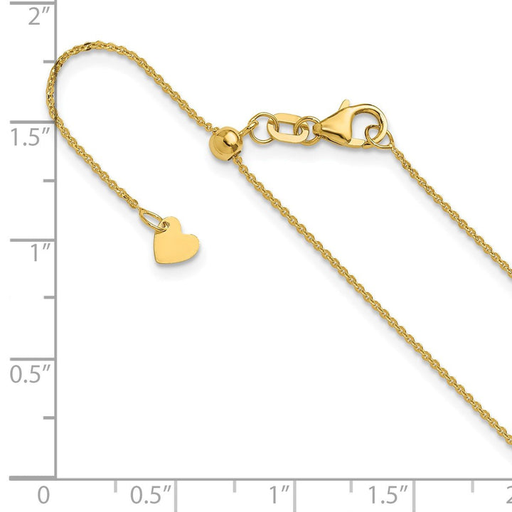 Gold 1.2mm Cable Chain, 22" - Chain - Design Jewellers Edmonton